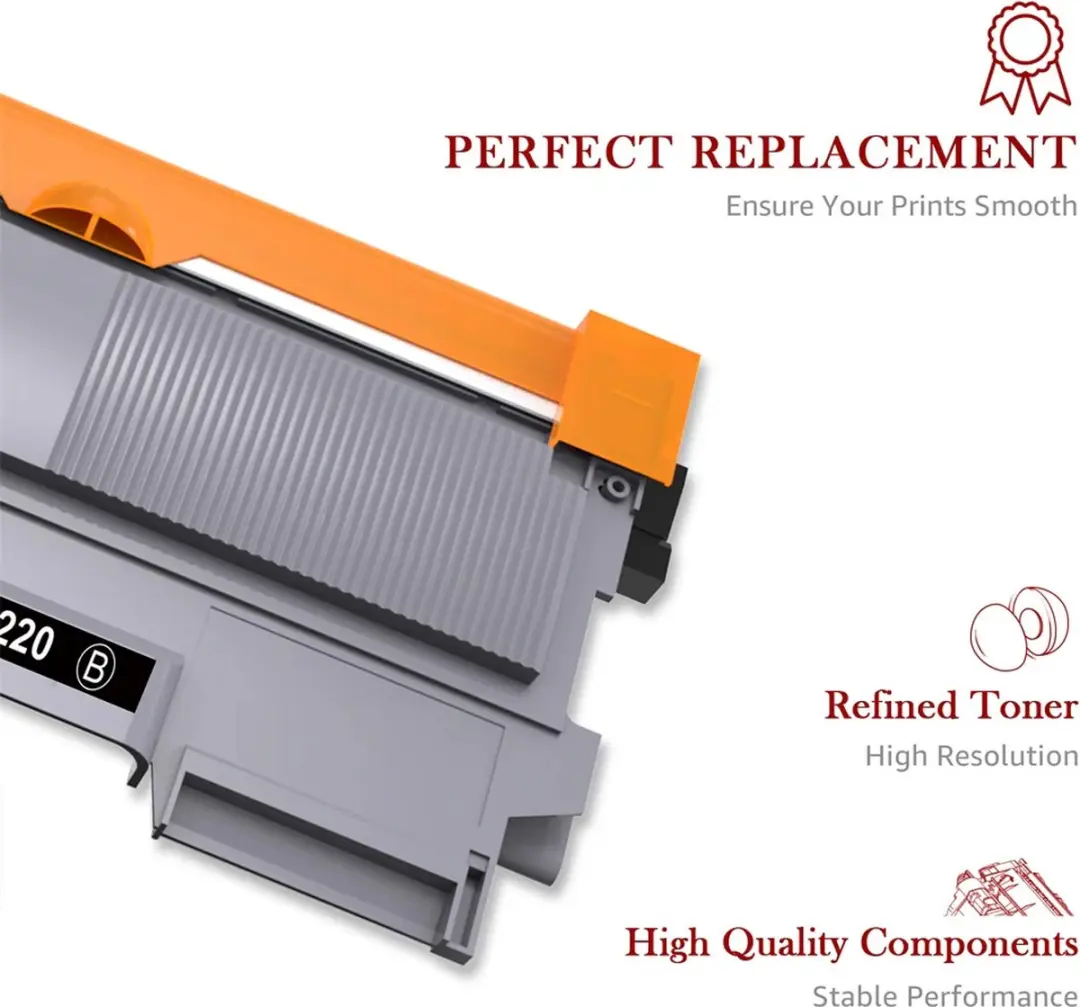 weCare TN2220 XL Tonercartridge - 2600 Pagina's - Zwart