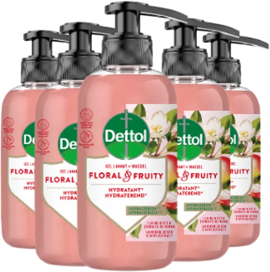 Dettol Handzeep Antibacterieel Floral & Fruity 300ml