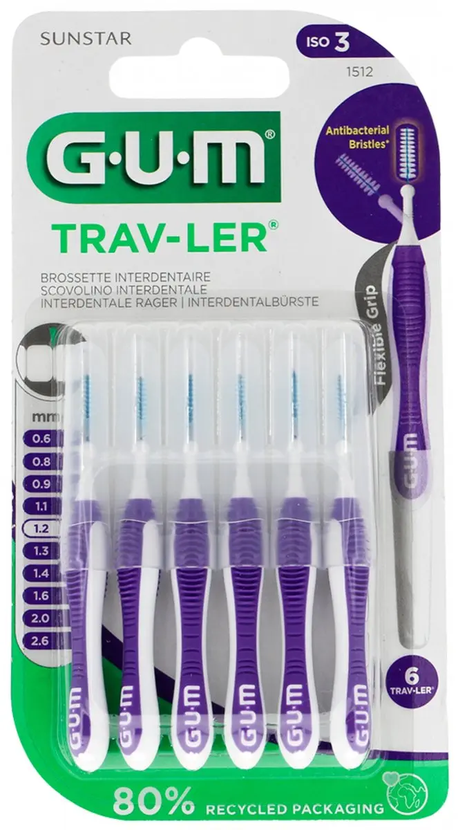GUM Trav-ler Ragers 1.2mm Paars