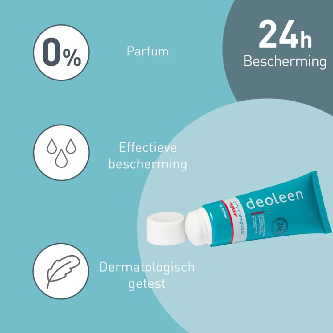 Deoleen Deodorant Creme Regular 50ml - 3 Stuks