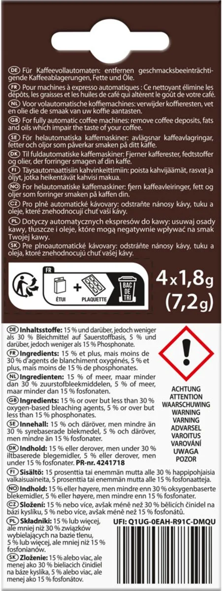 Melitta Perfect Clean Reinigingstabletten 6785262 - 20 Stuks