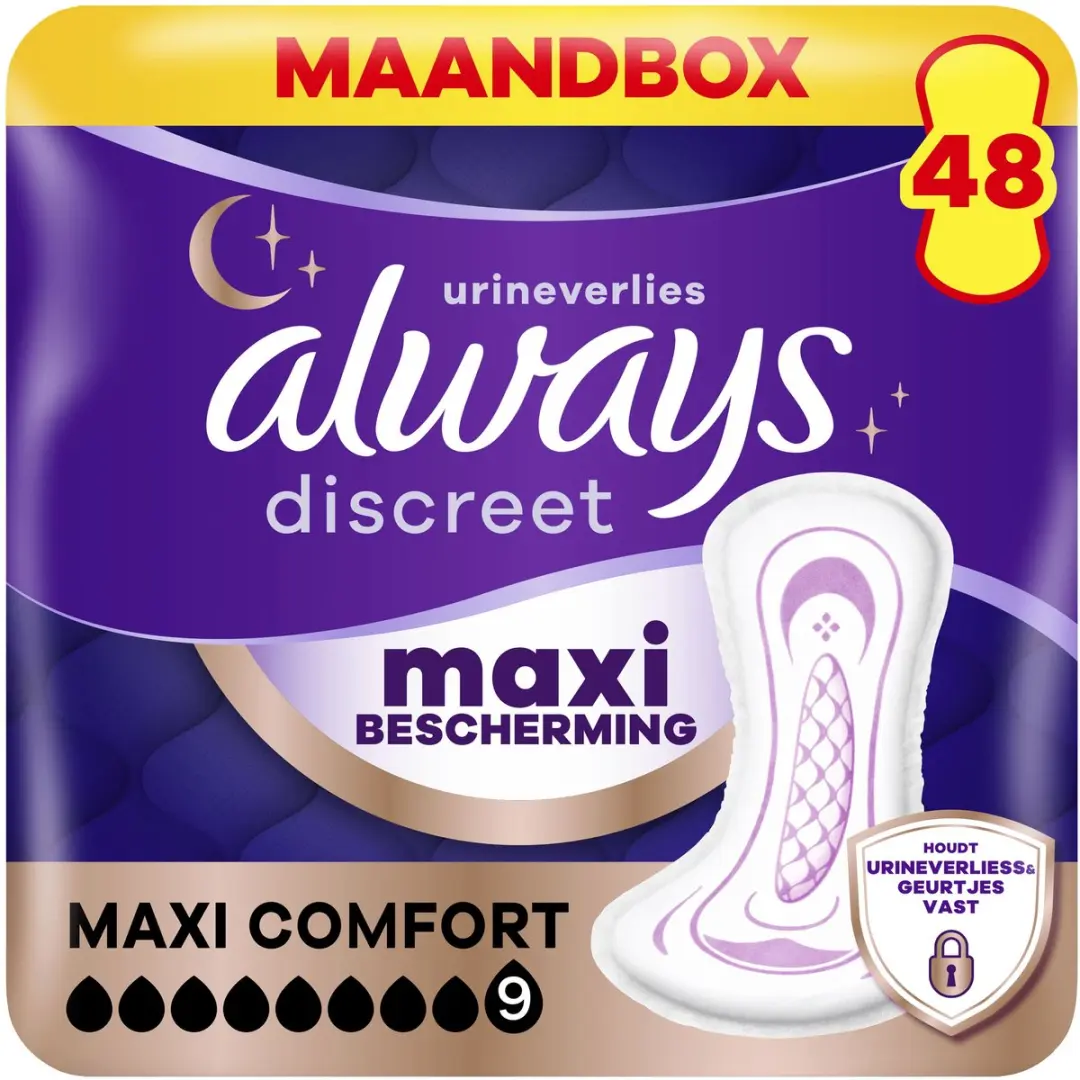 Always Discreet Maxi Comfort Verband Urineverlies