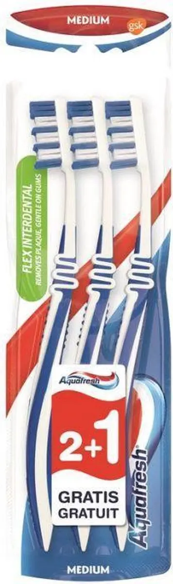 Aquafresh TB Junior Stage 3 Tandenborstel - Multicolor
