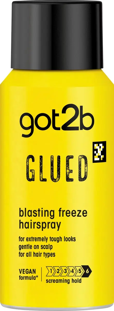 Got2b Glued Hairspray Mini - 6x 100ml - Ultra-sterke Fixatie