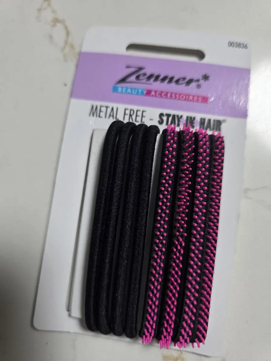 Zenner Metaalvrij Haarelastiekjes 8 Stuks - Medium