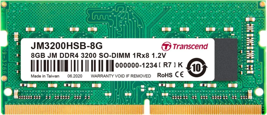 Transcend JetRam JM3200HSB-8G DDR4 8GB 3200MHz