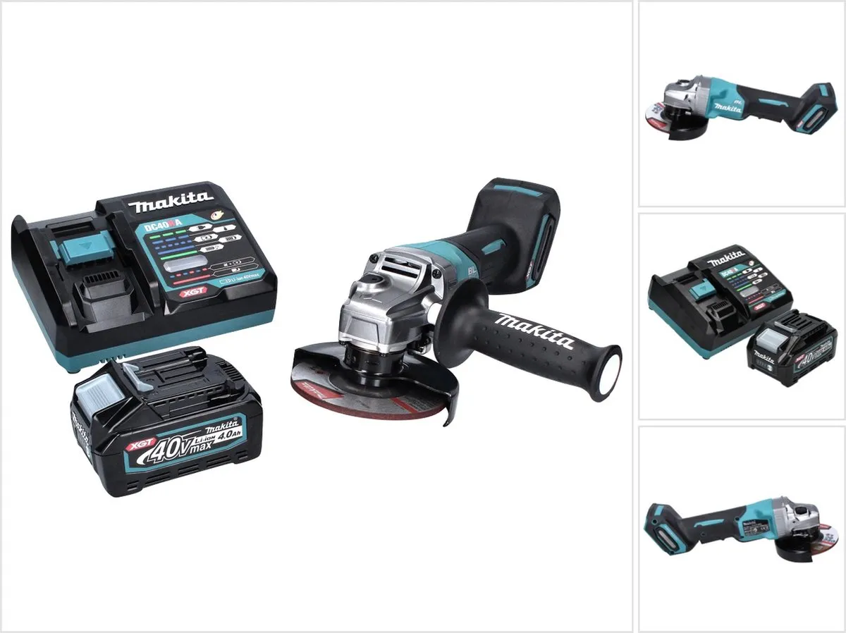 Makita GA 016 GM1 Haakse Slijper 40V Max
