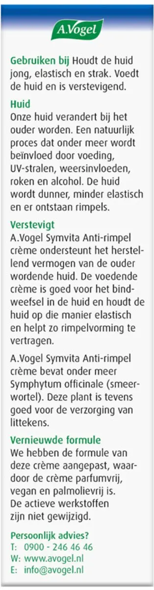A.Vogel Symvita Anti-rimpelcrème 2x30g
