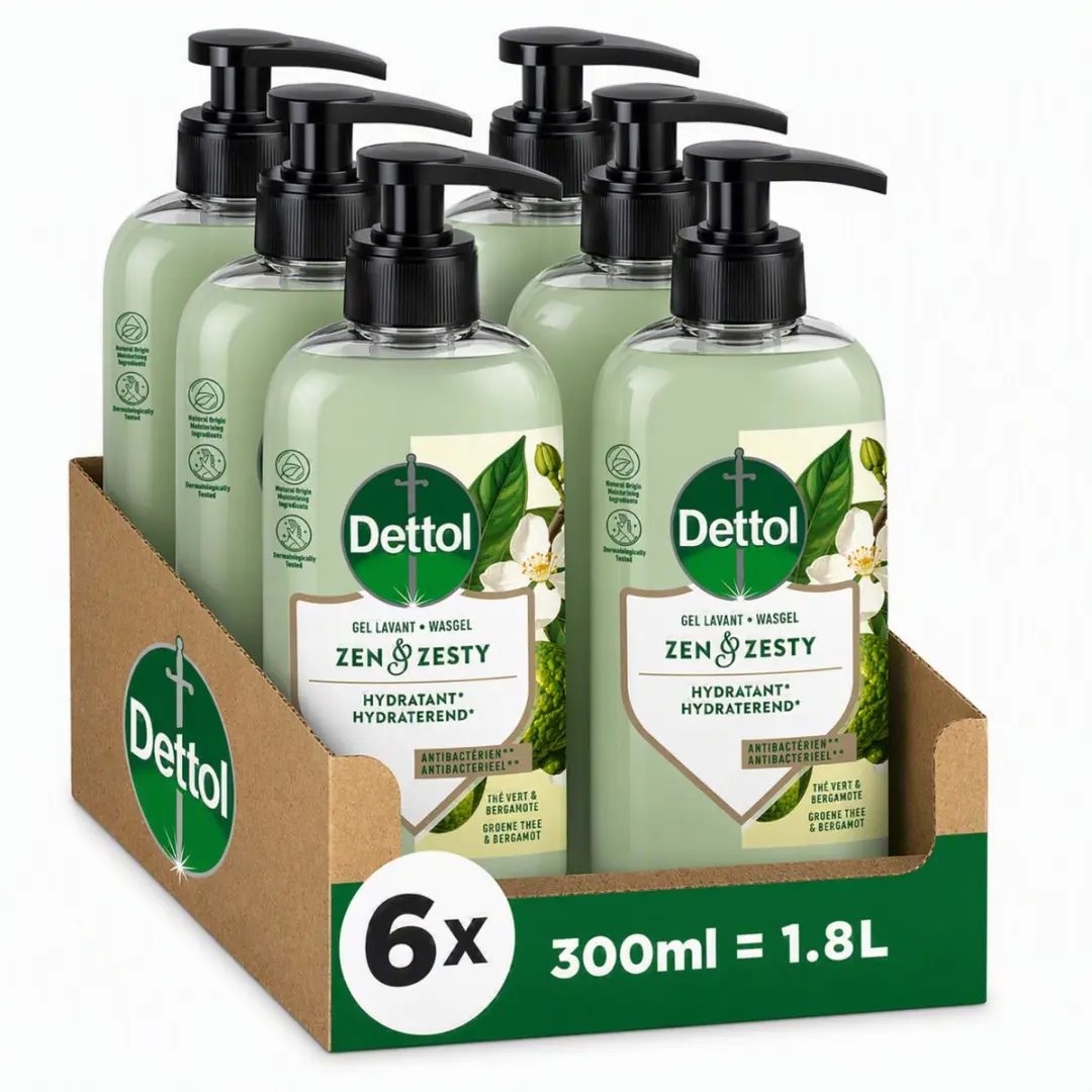 Dettol Handzeep Zen & Zesty Groene Thee & Bergamot 300ml