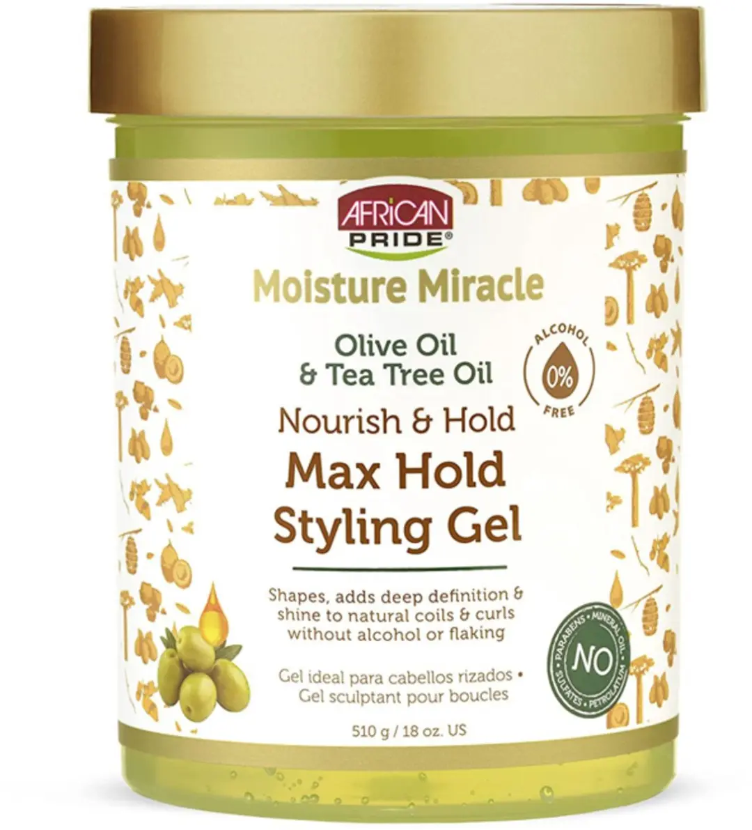 African Pride Moisture Miracle Styling Gel 207ml