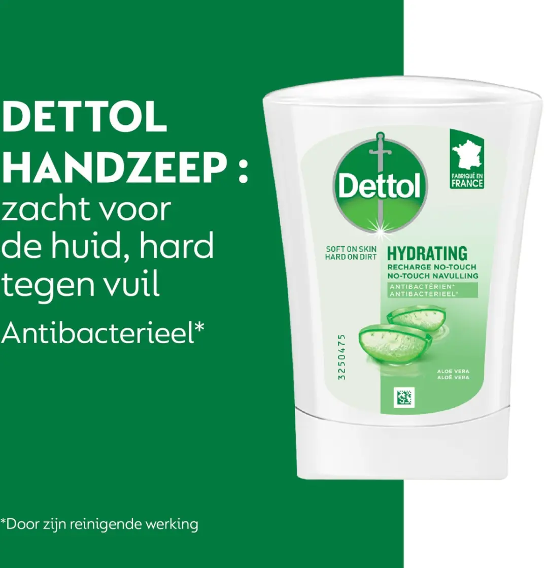 Dettol No Touch Automatische Zeepdispenser - 3x250ml Aloe Vera