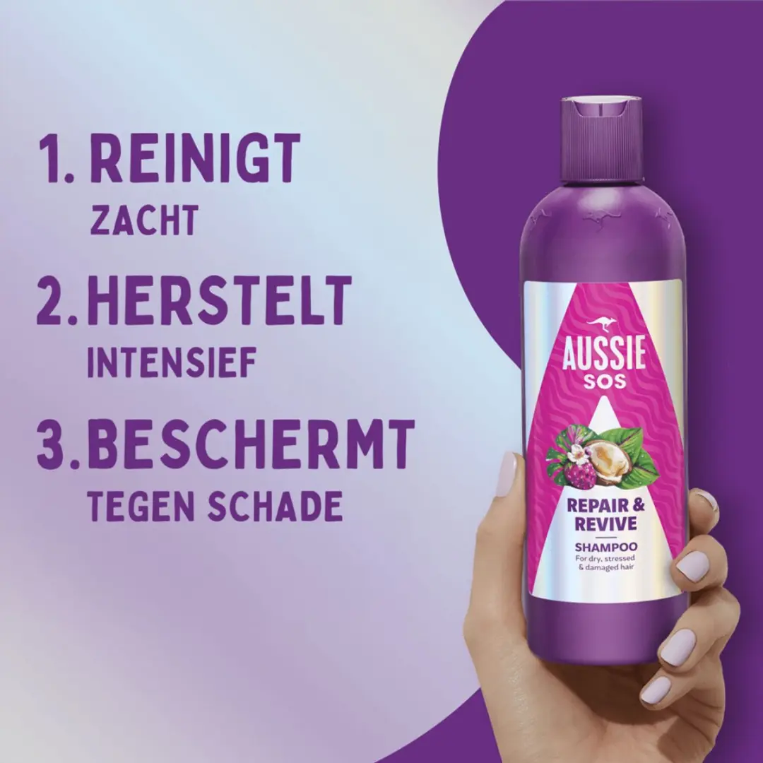 Aussie SOS Repair Shampoo 6x500ml