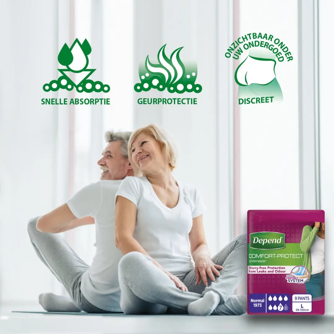 Depend Normal Incontinentiebroekjes L - 54 Stuks