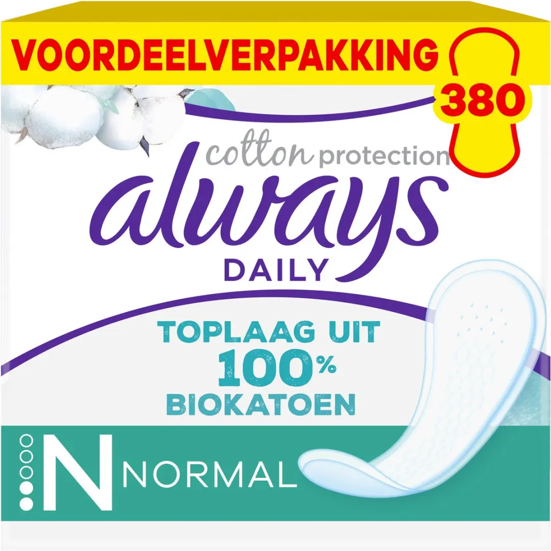 Always Dailies Cotton Protection Inlegkruisjes