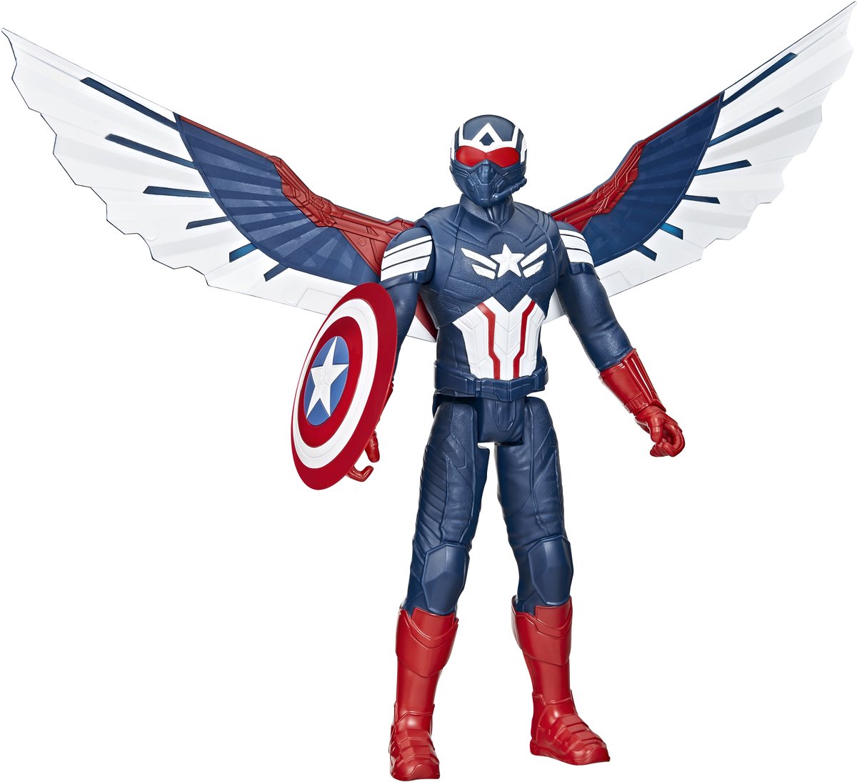 Hasbro Captain America actiefiguur Brave New World 30 cm deluxe Marvel speelgoed.