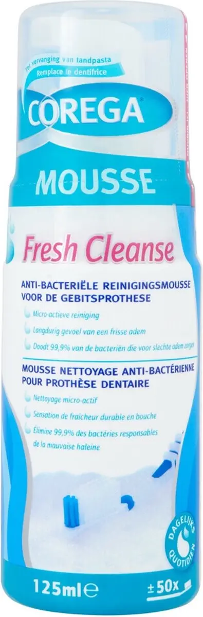 Corega Fresh Cleanse Kunstgebitreiniger Mousse - 12x125ml