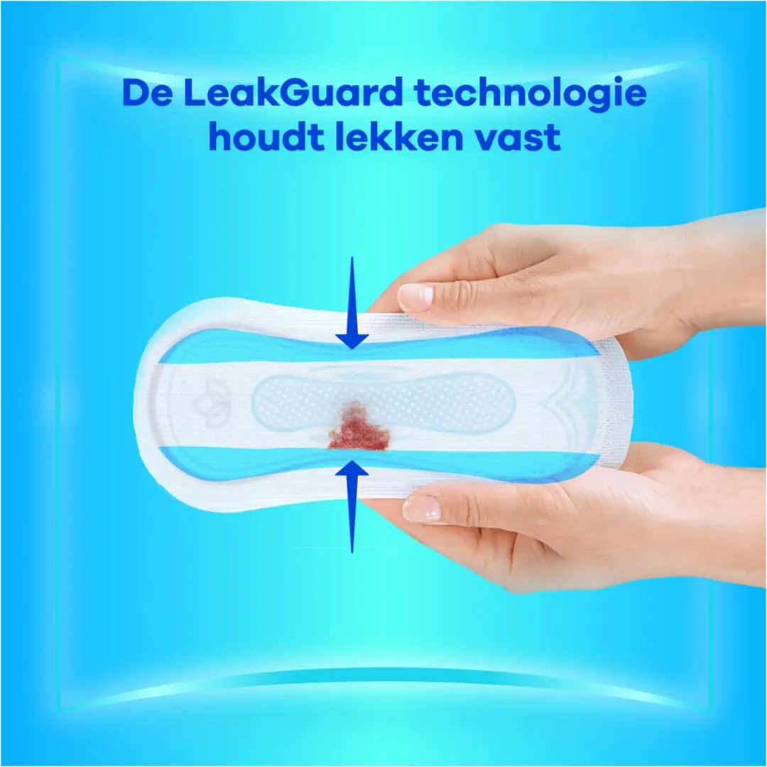 Always Maandverband Ultra Normal - 16 Stuks - Blauw/Wit/Groen