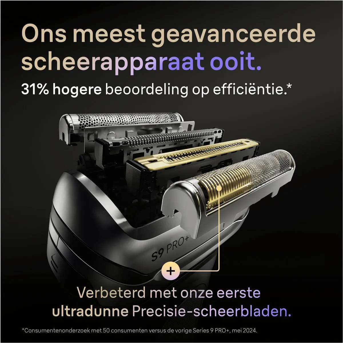 Braun Series 9 PRO+ 9610S Scheerapparaat - Zwart