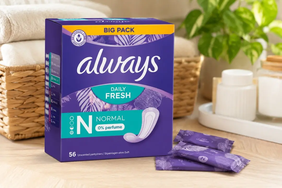 Always Daily Fresh Normaal Inlegkruisjes - 56 Stuks