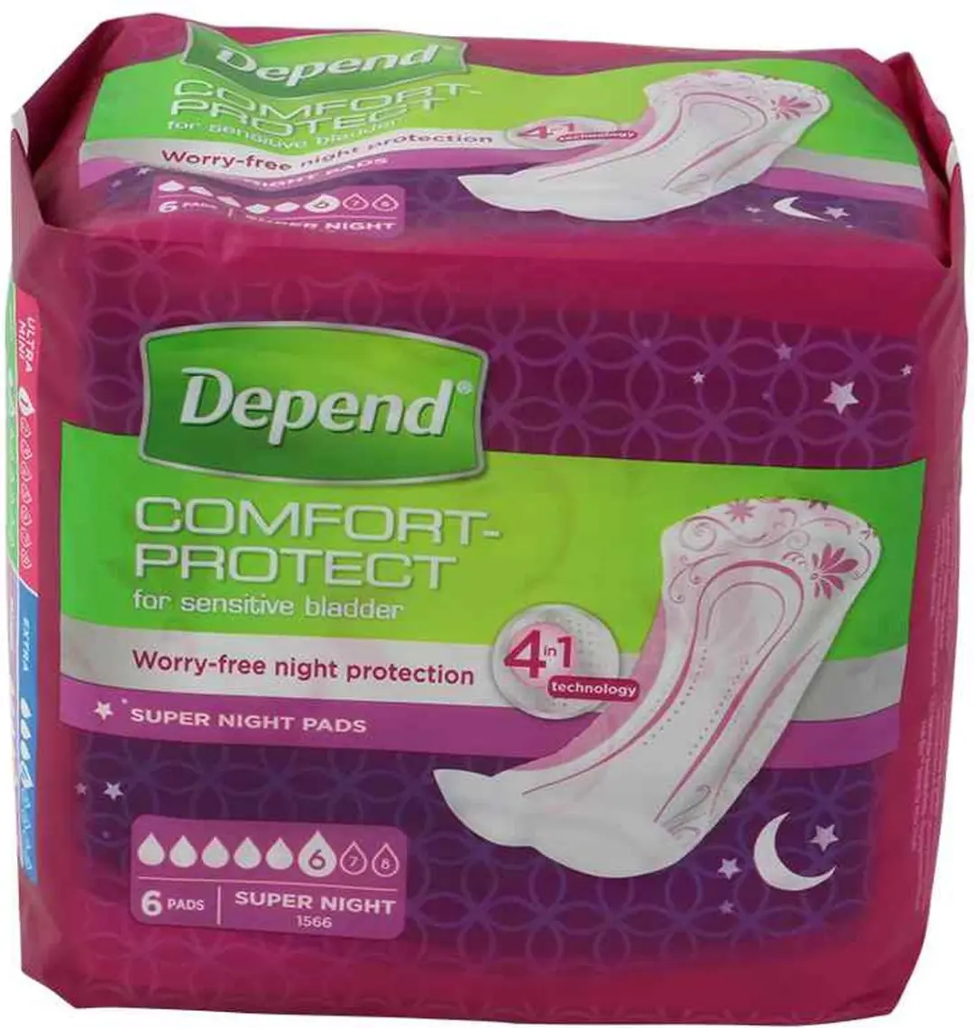 Depend Incontinentieverband Super Plus - 6 Stuks