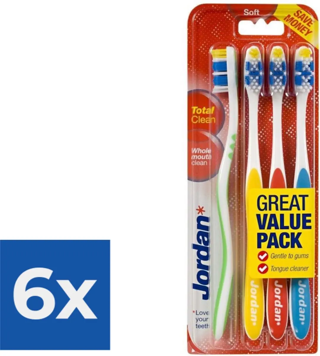 Jordan Total Clean Tandenborstels Soft