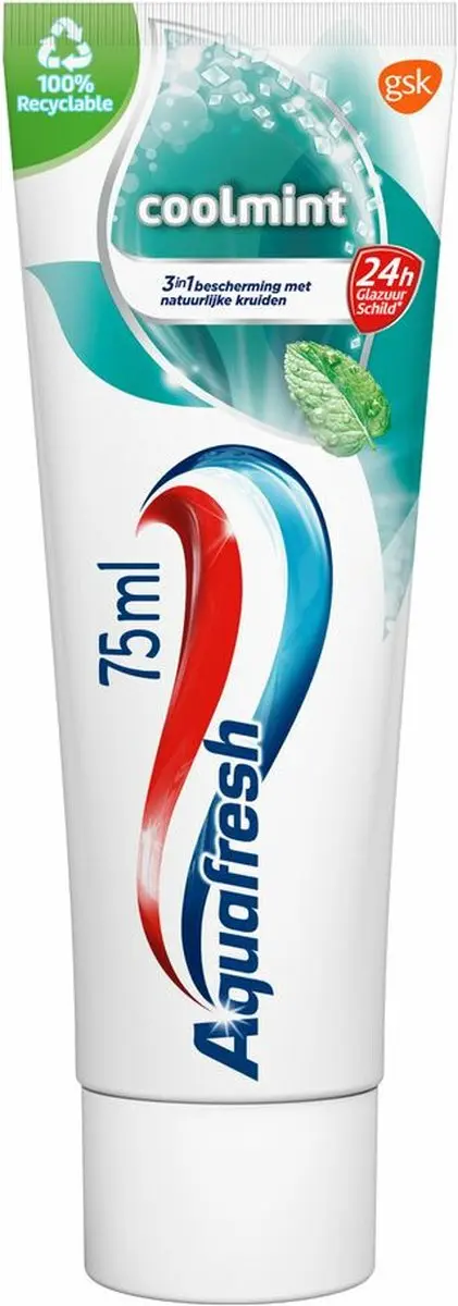 Aquafresh Coolmint Tandpasta 3x75ml