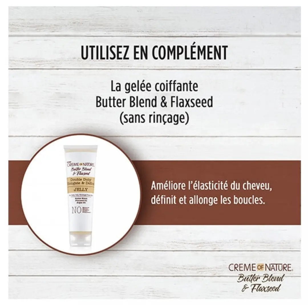 Creme of Nature Butter Blend & Flaxseed Pudding 326ml