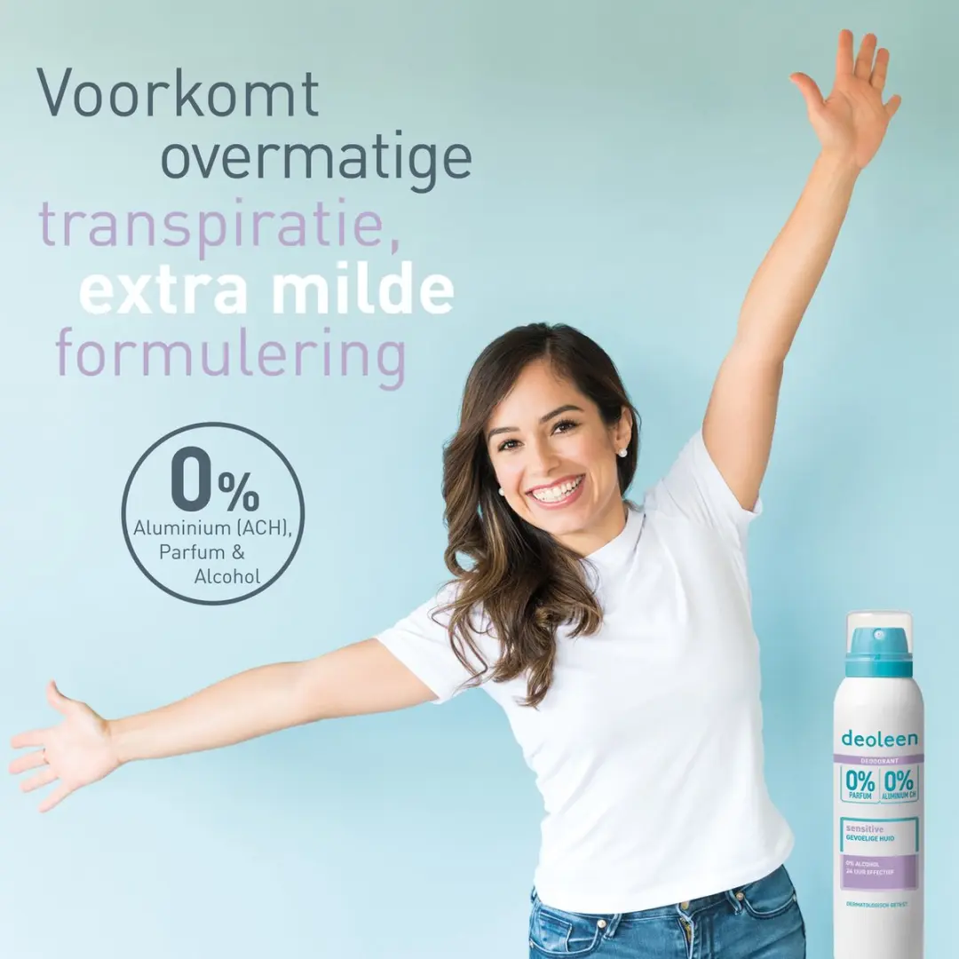 Deoleen 0% Aluminium Deodorant Sensitive 150ml