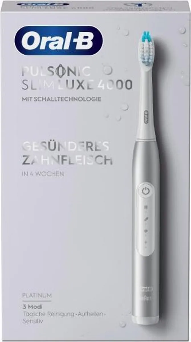 Oral-B Pulsonic Slim Luxe 4000 Sonische Tandenborstel - Platina