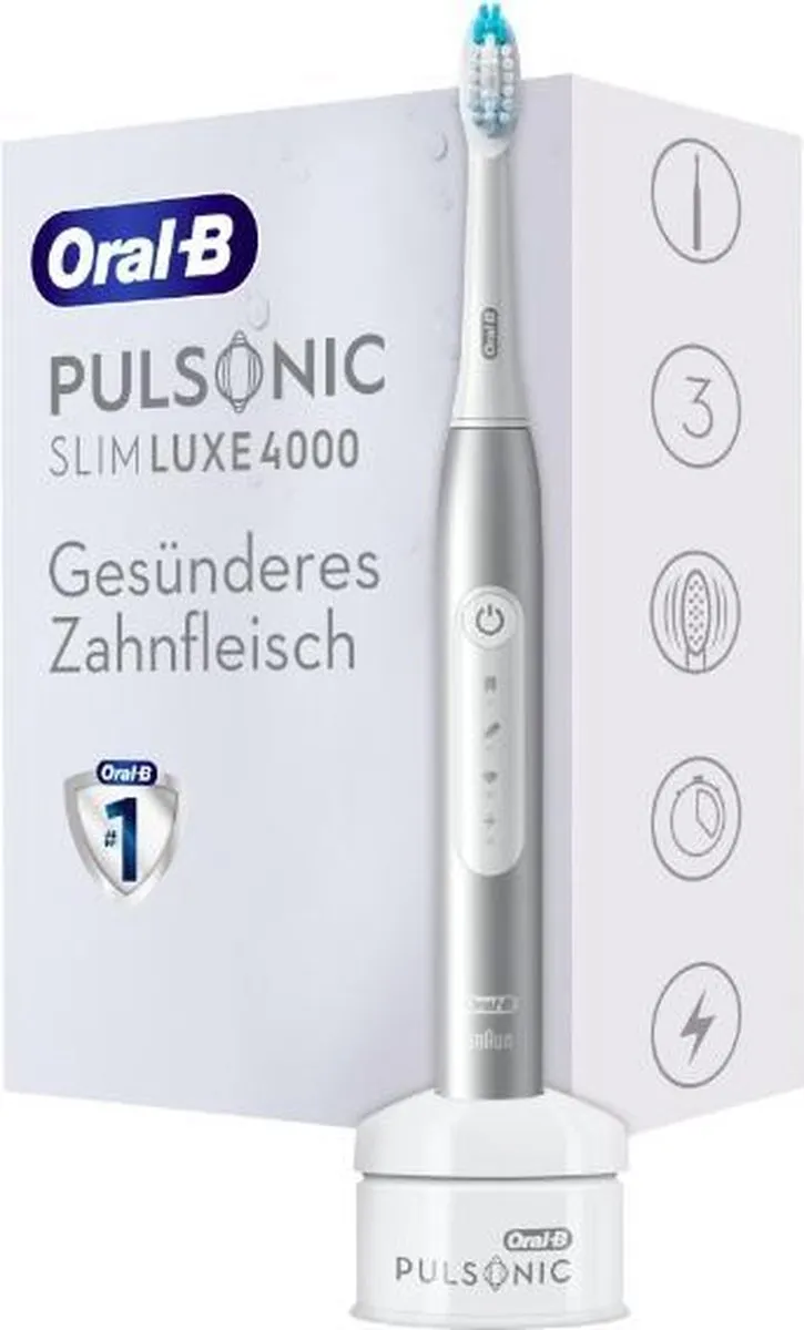 Oral-B Pulsonic Slim Luxe 4000 Sonische Tandenborstel - Platina