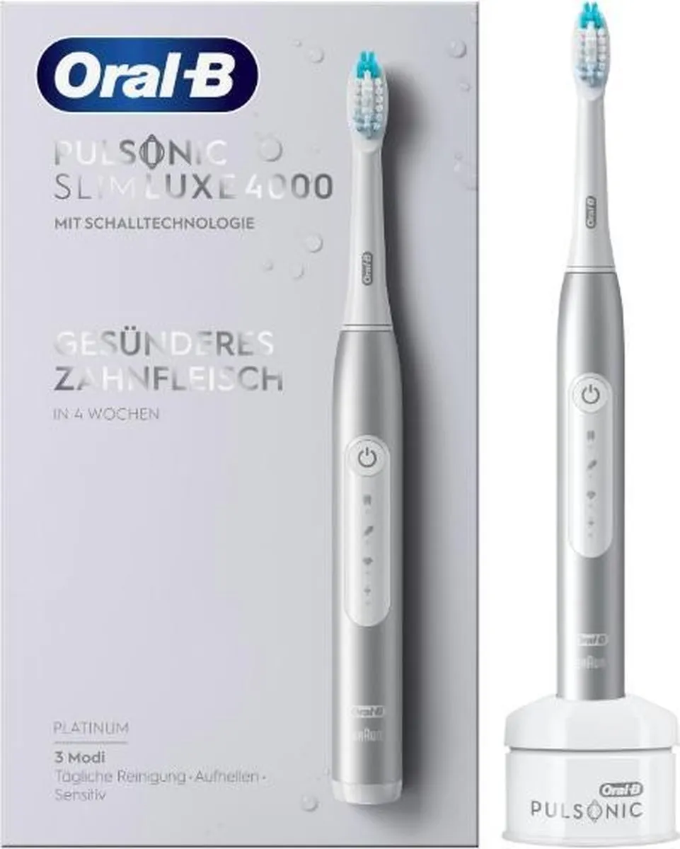 Oral-B Pulsonic Slim Luxe 4000 Sonische Tandenborstel - Platina