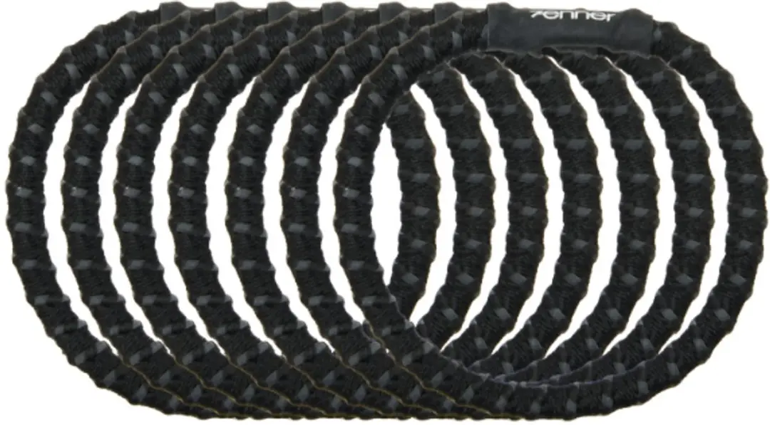 Zenner Elastieken Stay in Hair - 7 Stuks Zwart