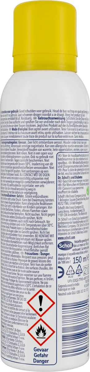 Scholl Schoenenspray Deodorant 150ml - 48 uur Frisheid