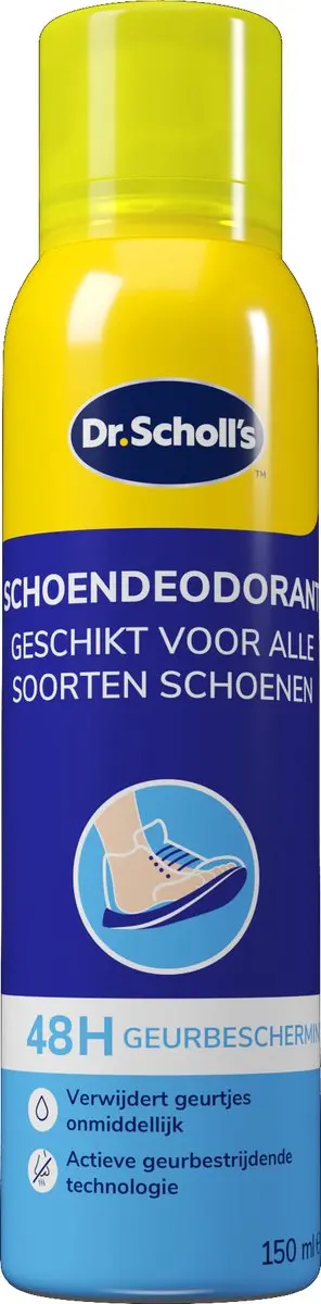Scholl Schoenenspray Deodorant 150ml - 48 uur Frisheid
