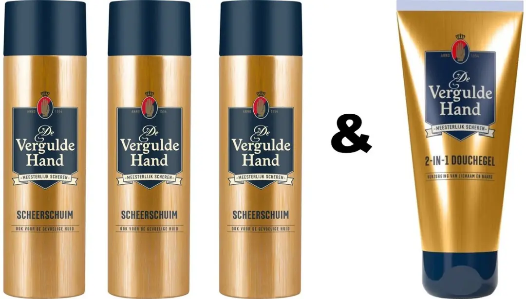 De Vergulde Hand Scheerschuim & Douchegel