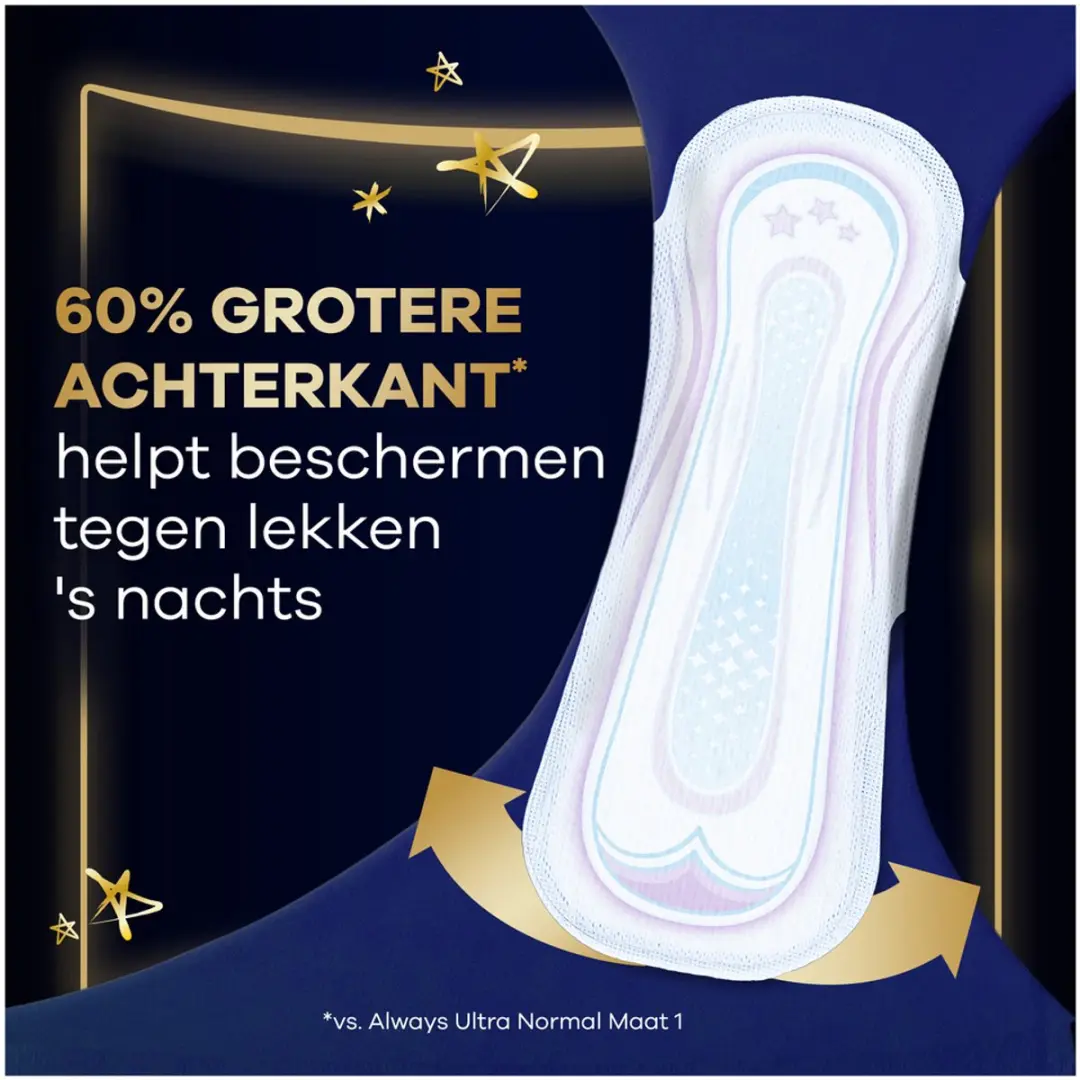 Always Ultra Night Maandverband - 72 Stuks
