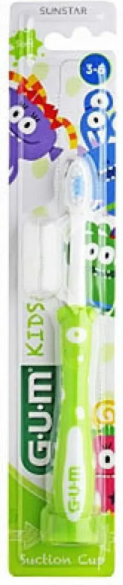 Gum Tandenborstel Kids 2+ - 3 Stuks Groen/Wit