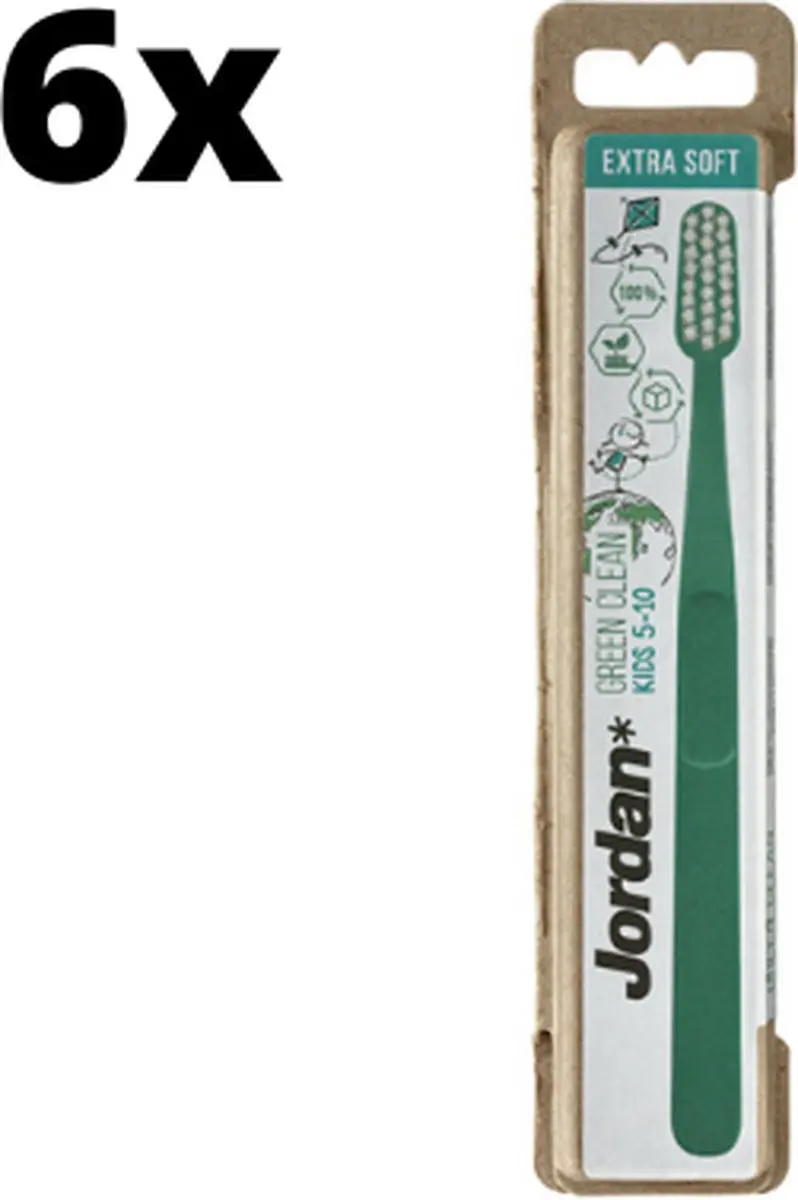 Jordan Green Clean Kids Extra Soft Tandenborstels