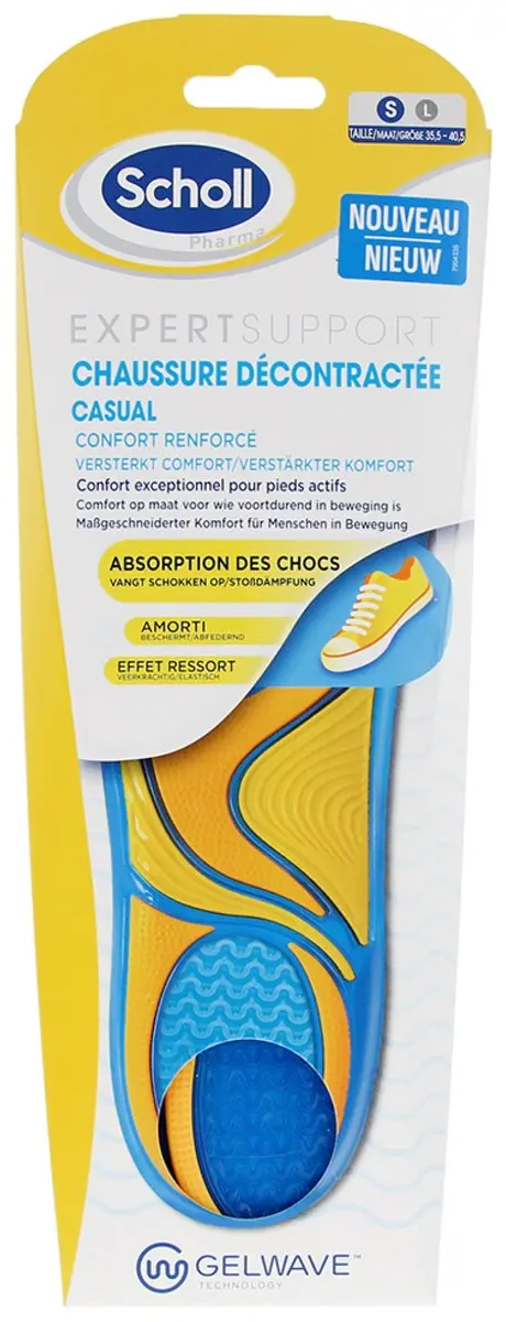 Scholl ExpertSupport Comfort Inlegzolen Maat S