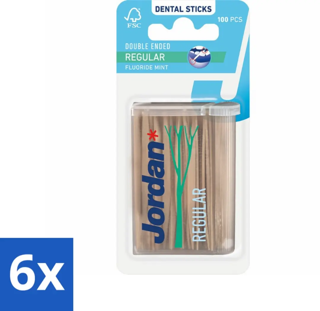 Jordan Tandenstokers Double Ended 600 Stuks