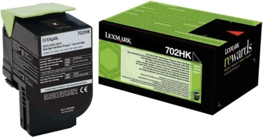 Lexmark 702HK R Tonercartridge - 4000 Pagina's - Zwart