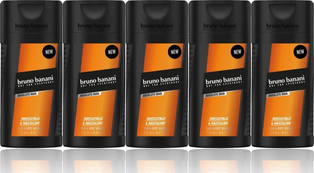 Bruno Banani Absolute Man Douchegel 250ml - 5 Stuks
