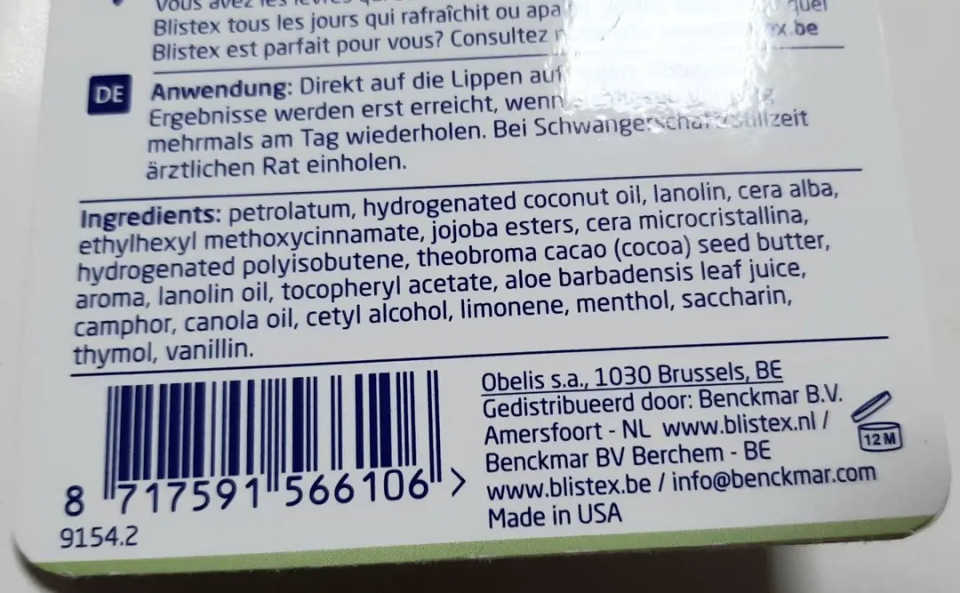 Blistex Lippenbalsem SPF15 - 4.25ml - afbeelding 6 van 6
