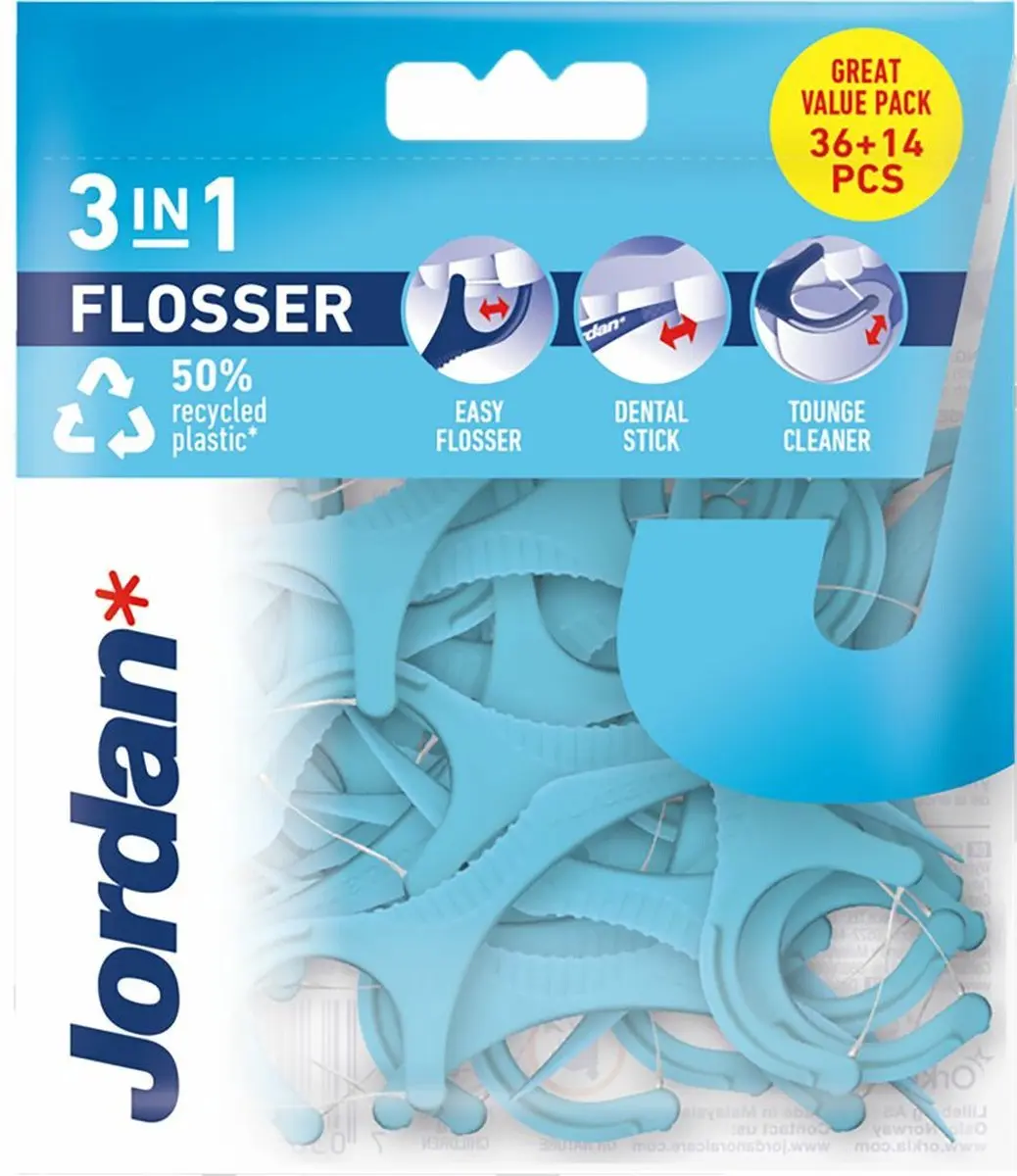 Jordan 3-in-1 Flosser - 864 Stuks - afbeelding 6 van 6