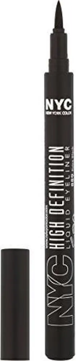 NYC High Definition Liquid Eyeliner 889 Extra Black