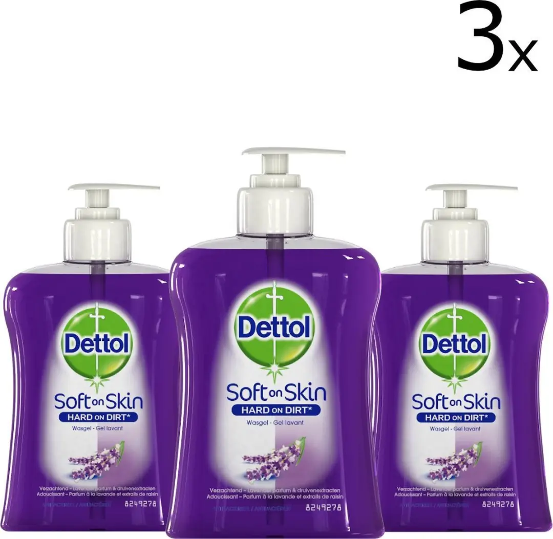 Dettol Handzeep Verzachtend 3x250ml