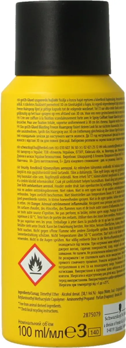 Got2b Glued Blasting Freeze Haarlak 100ml