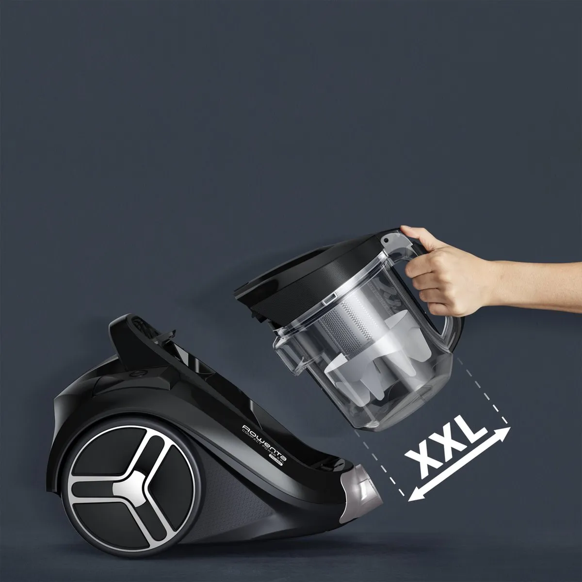 Rowenta Compact Power XXL RO4B50 Stofzuiger - 900W - Zwart