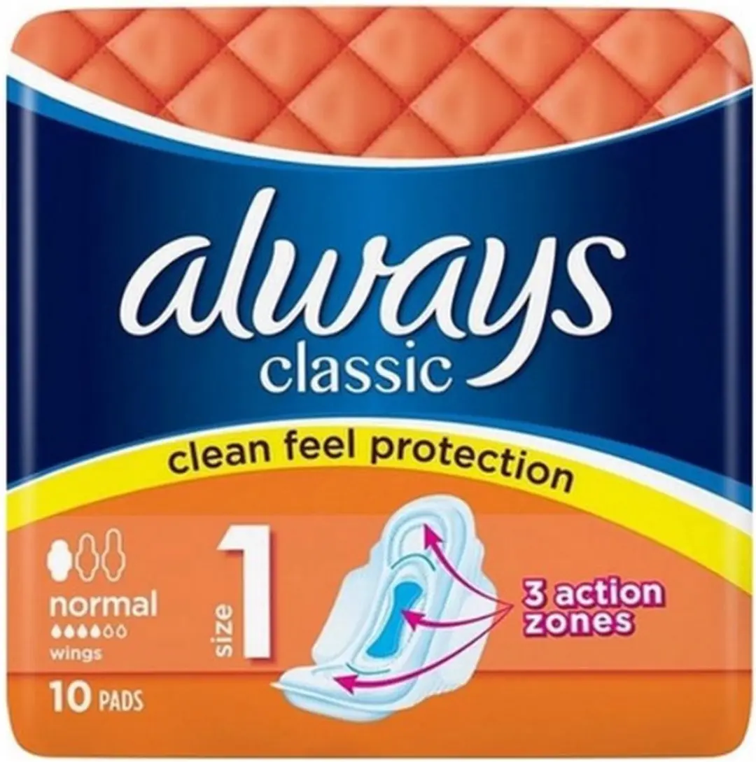 Always Classic Normal - 160 Stuks (16x10) - Blauw Roze