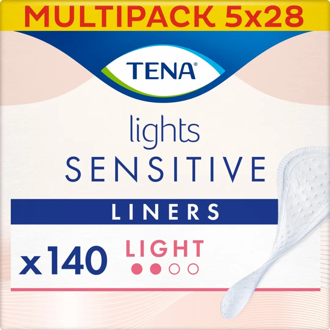 TENA Lights Sensitive Light Inlegkruisjes 140 Stuks
